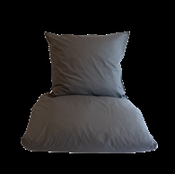 Omhu sengetøj - Percale Mørkegrå